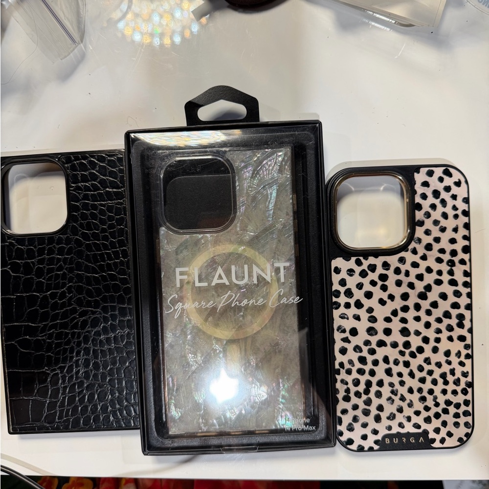 IPhone 14 Pro Max MagSafe cases Flaunt and Burga